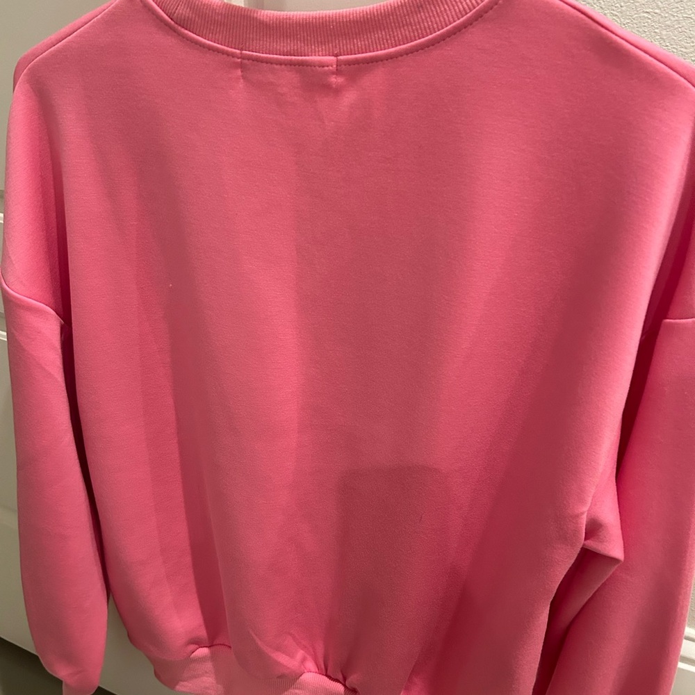 Simply Southern Vibrant Pink Christmas Sweatshirt. Never worn. - Picture 7 of 9